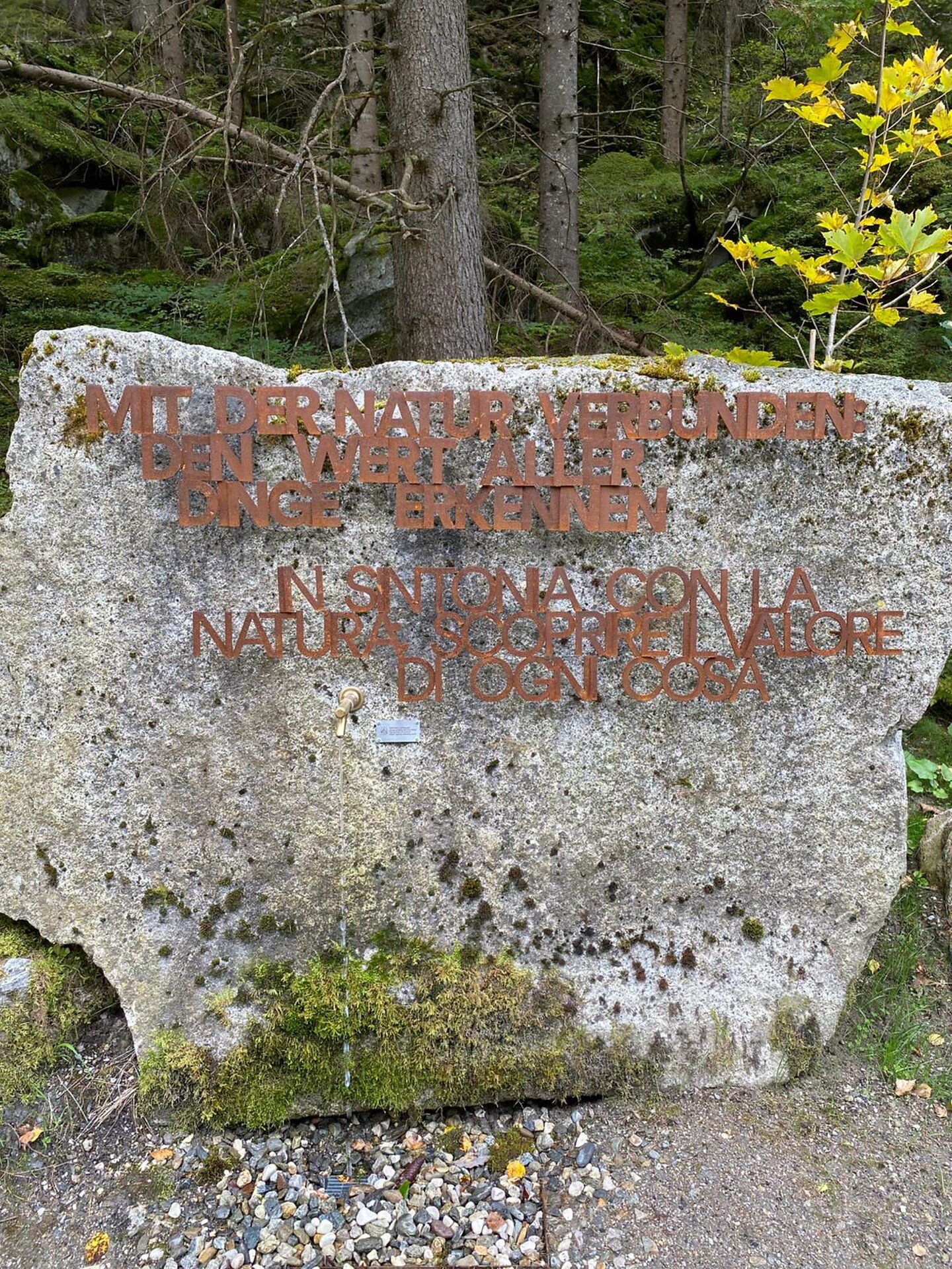 Drinking water fontain Annaweg trail - Ahrntal/Valle Aurina - #1 - suedtirol.info