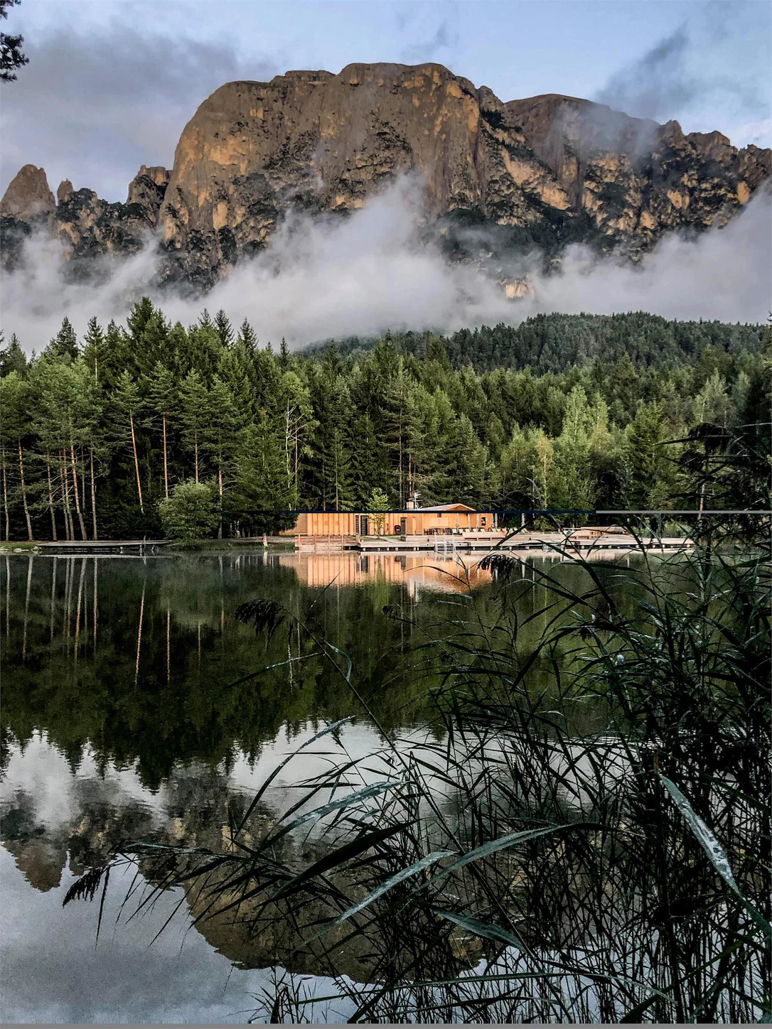 Völser Weiher lake