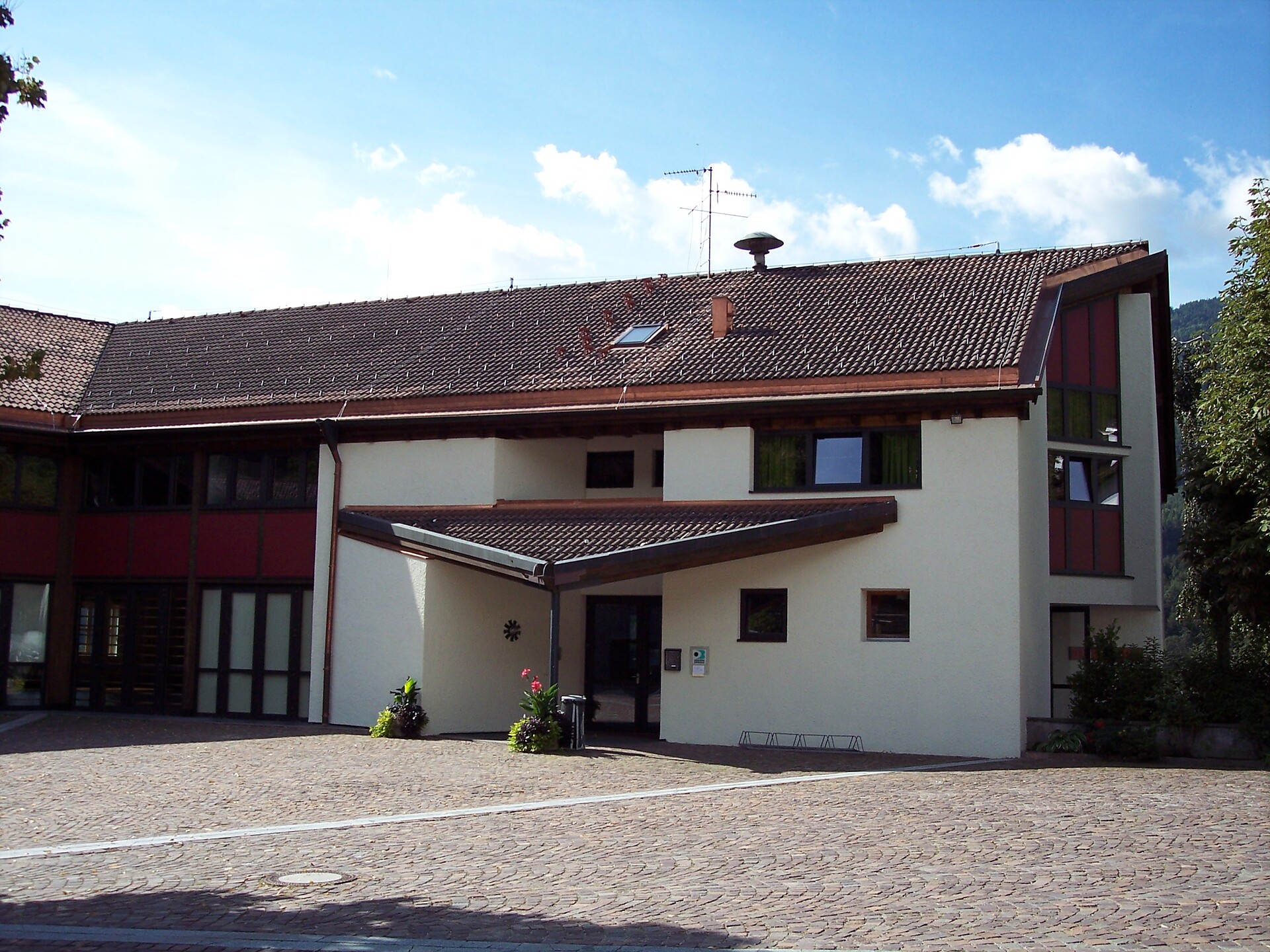 Vereinshaus Eingang