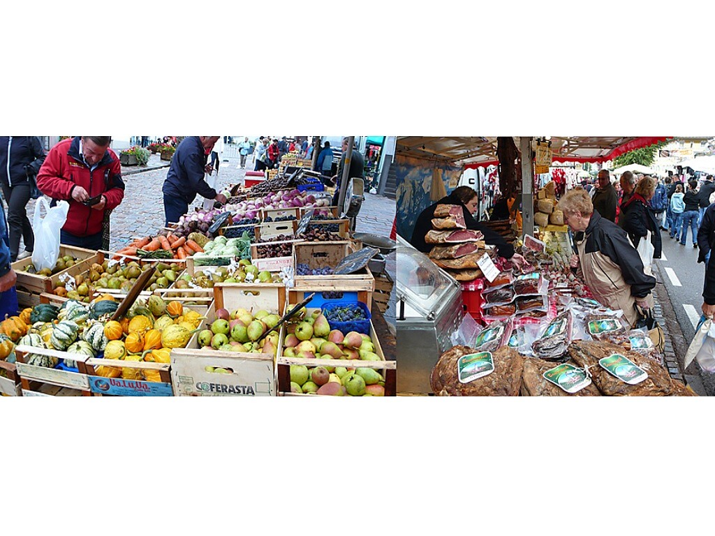 Mercato settimanale Ortisei 1 suedtirol.info