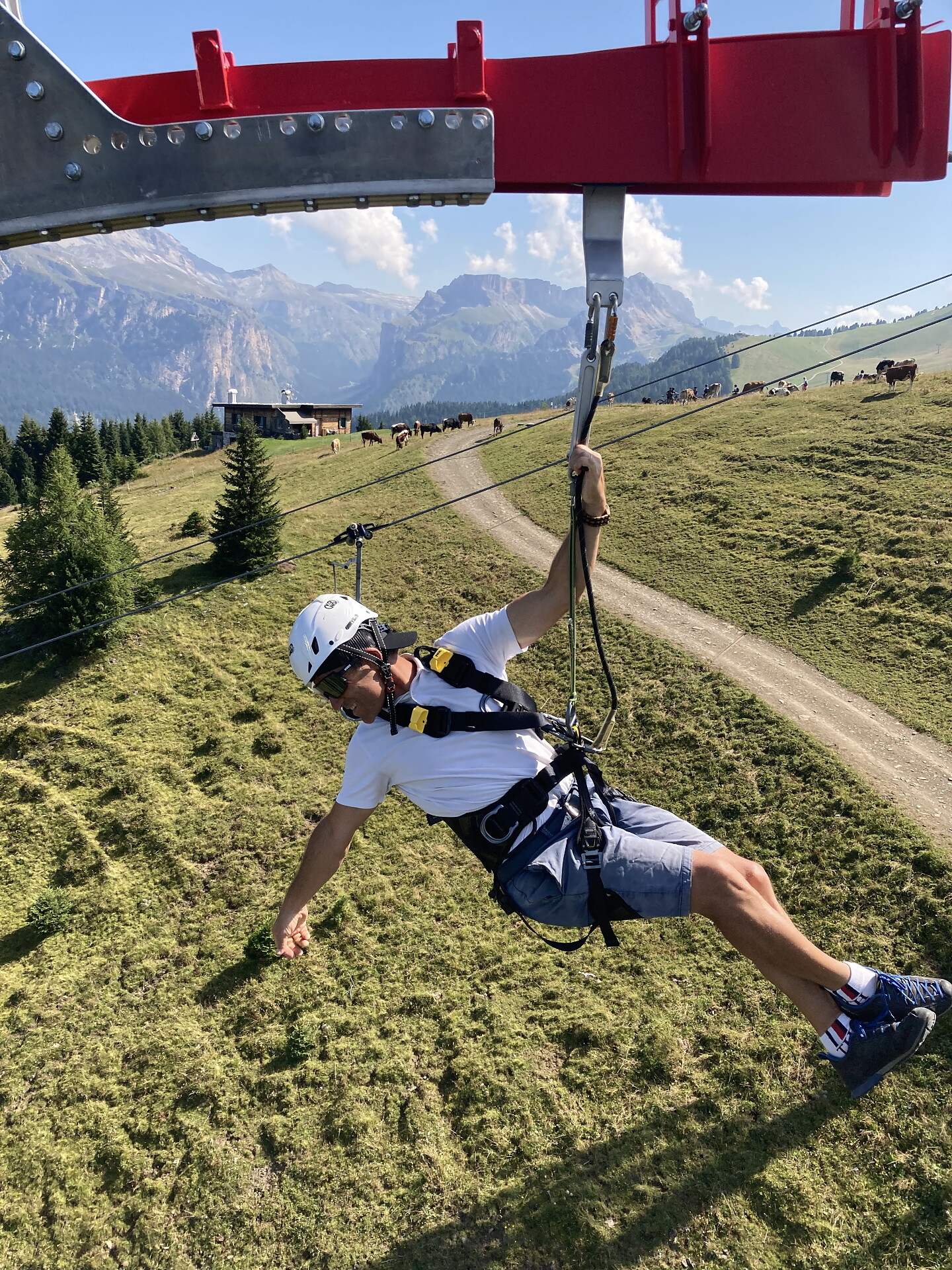 Zipline Monte Pana - Chair lift Monte Pana S.Crestina Gherdëina/Santa Cristina Val Gardana 17 suedtirol.info