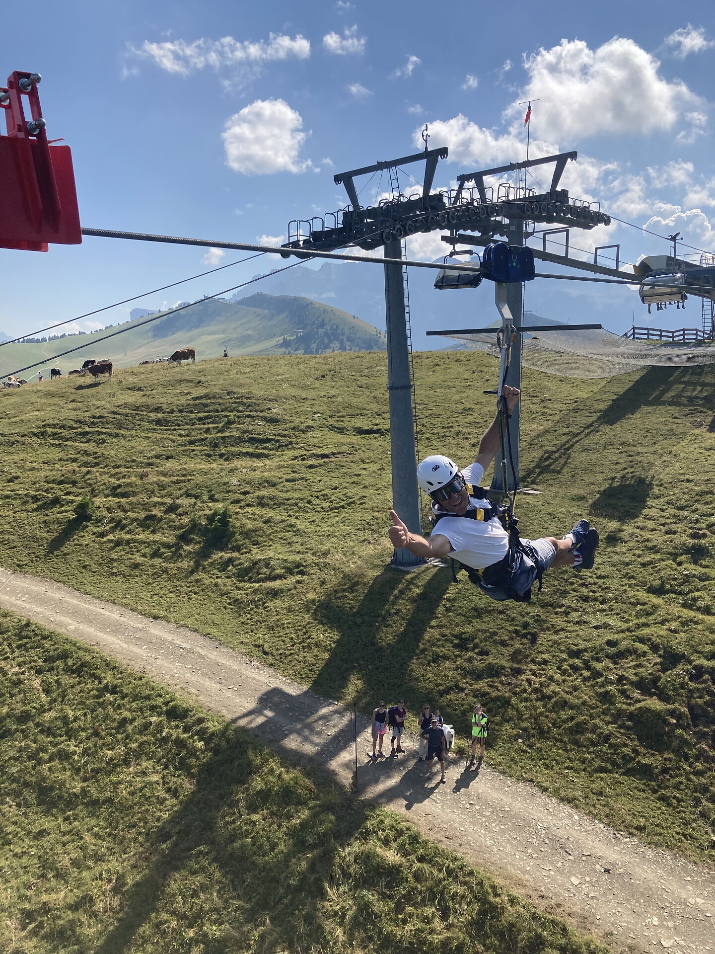 Zipline Monte Pana - Chair lift Monte Pana S.Crestina Gherdëina/Santa Cristina Val Gardana 18 suedtirol.info