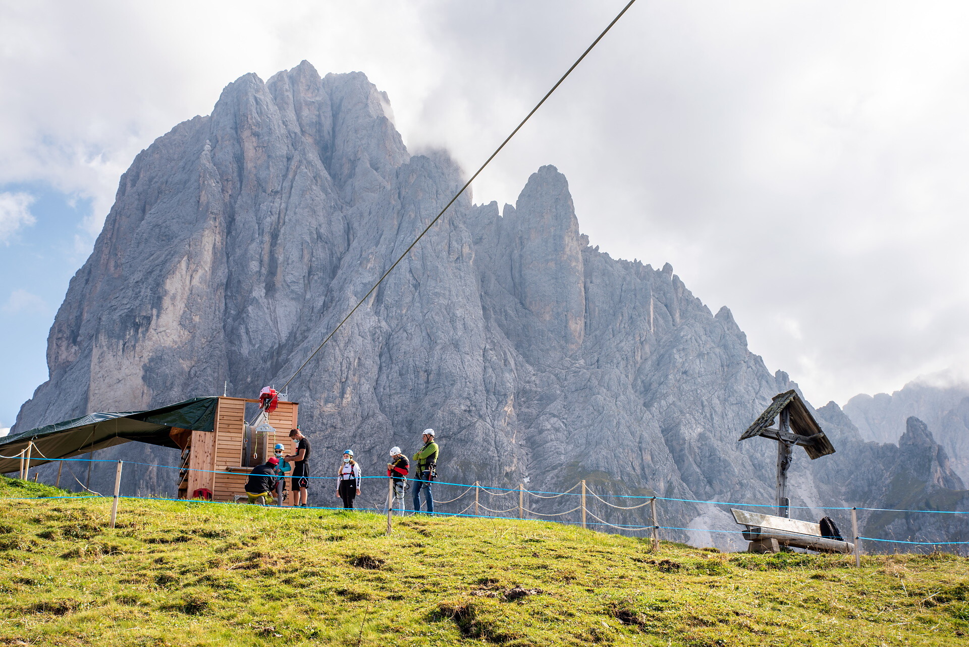Zipline Monte Pana - Chair lift Monte Pana S.Crestina Gherdëina/Santa Cristina Val Gardana 15 suedtirol.info