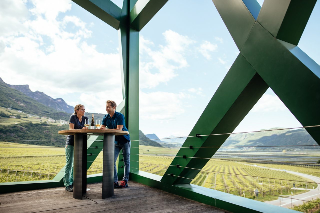 Wine tasting at Lake Kalterer See