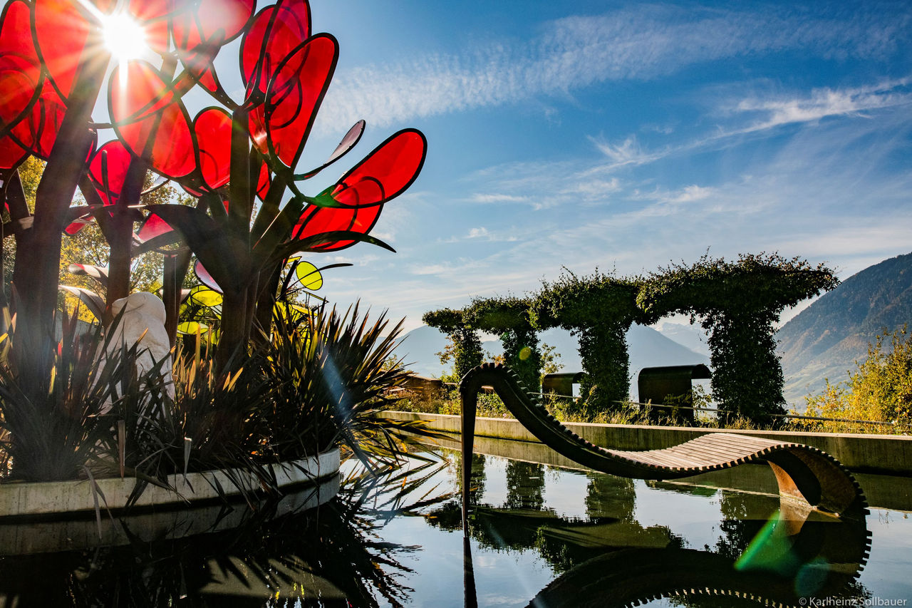 Der Garten für Verliebte in den Gärten von Schloss Trauttmansdorff
