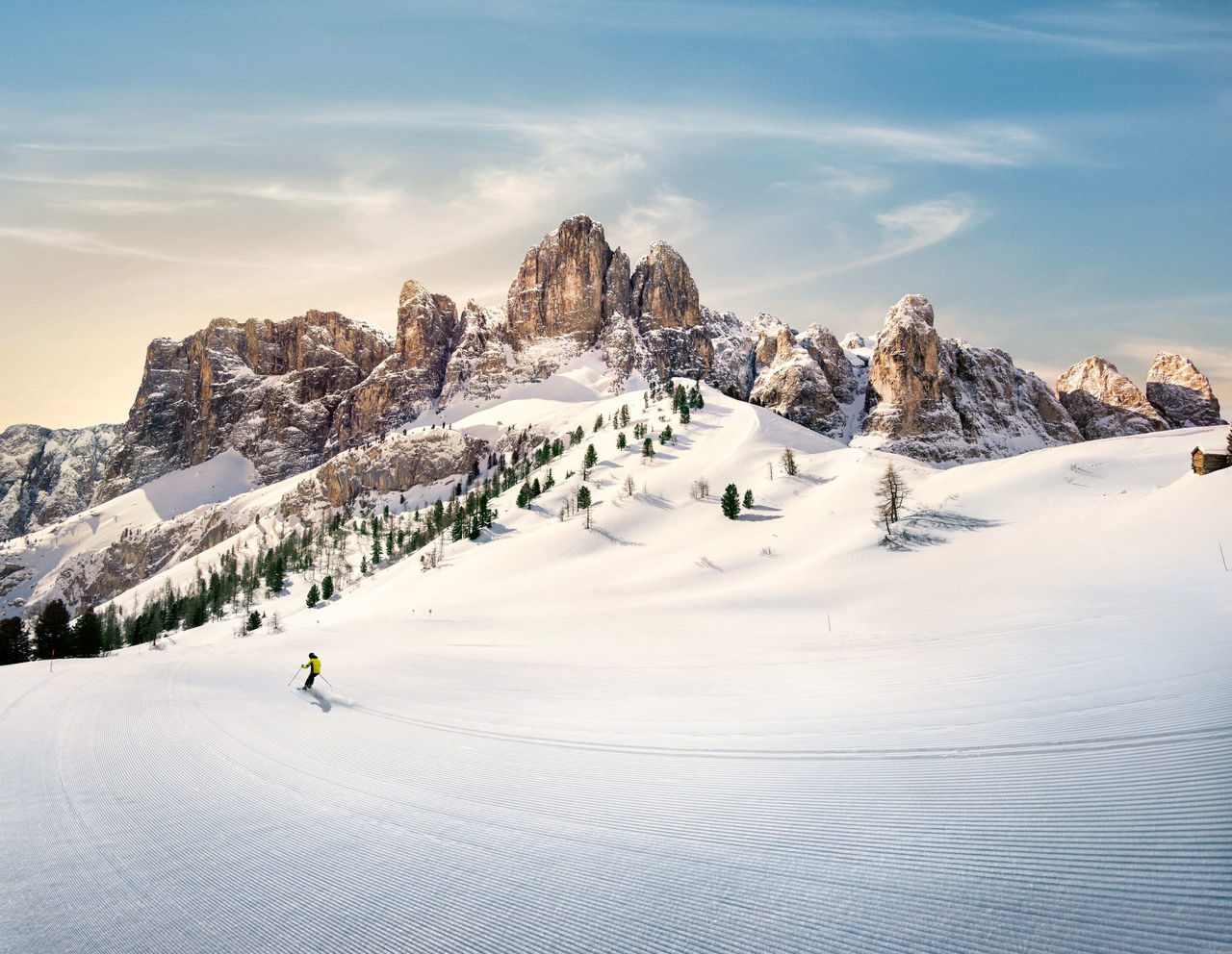 Winter in den Dolomiten