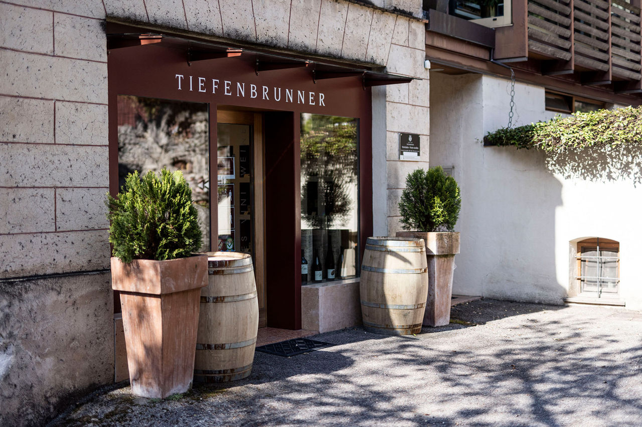 Entrance to Tiefenbrunner's castle cellar