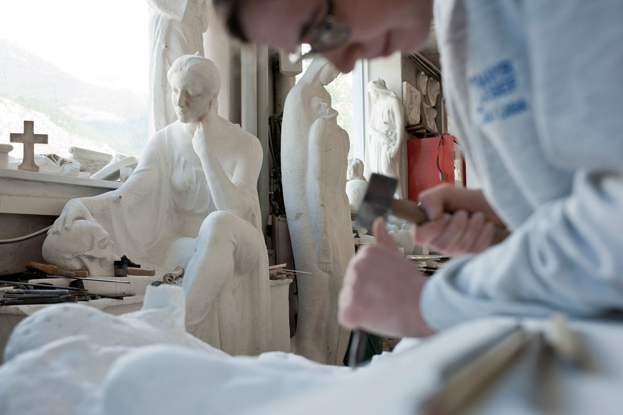 Pièces d'artisanat en marbre