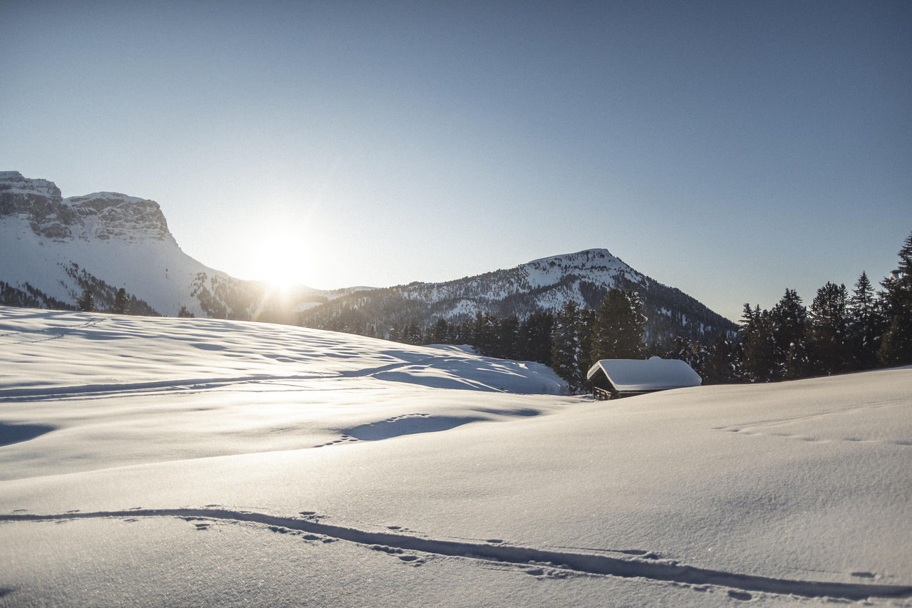 Winterlandschaft im Villnösstal