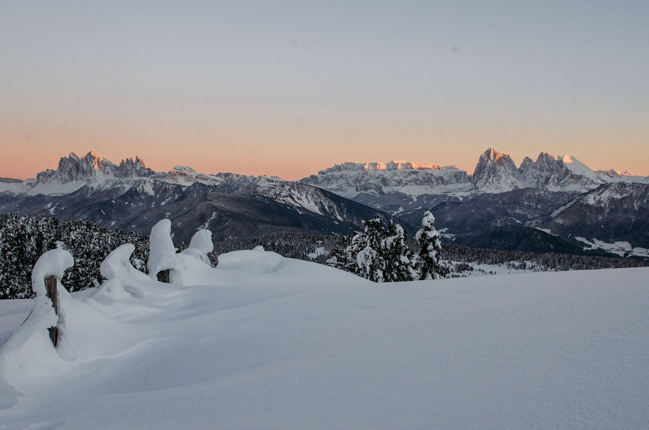 Blick auf die Dolomiten von der Villanderer Alm